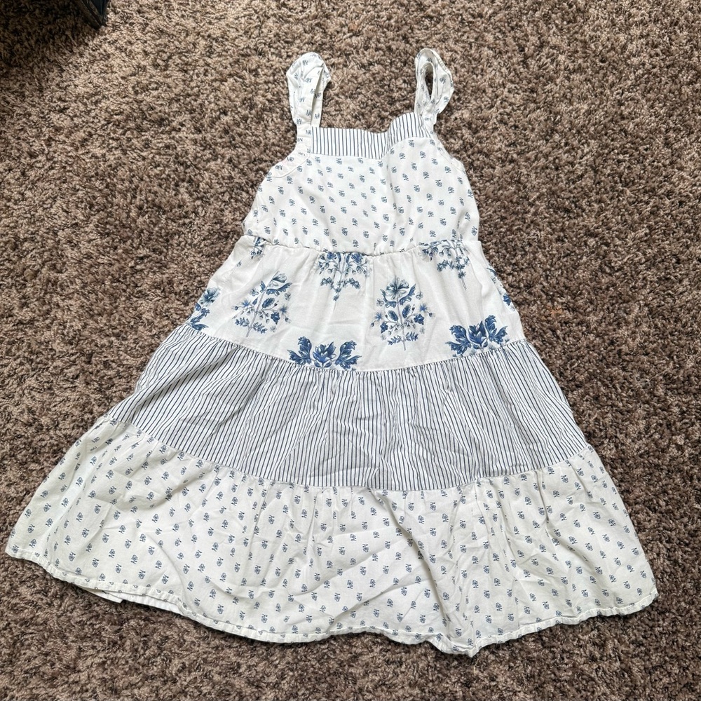 The Children's Place Blue and White Floral Dress